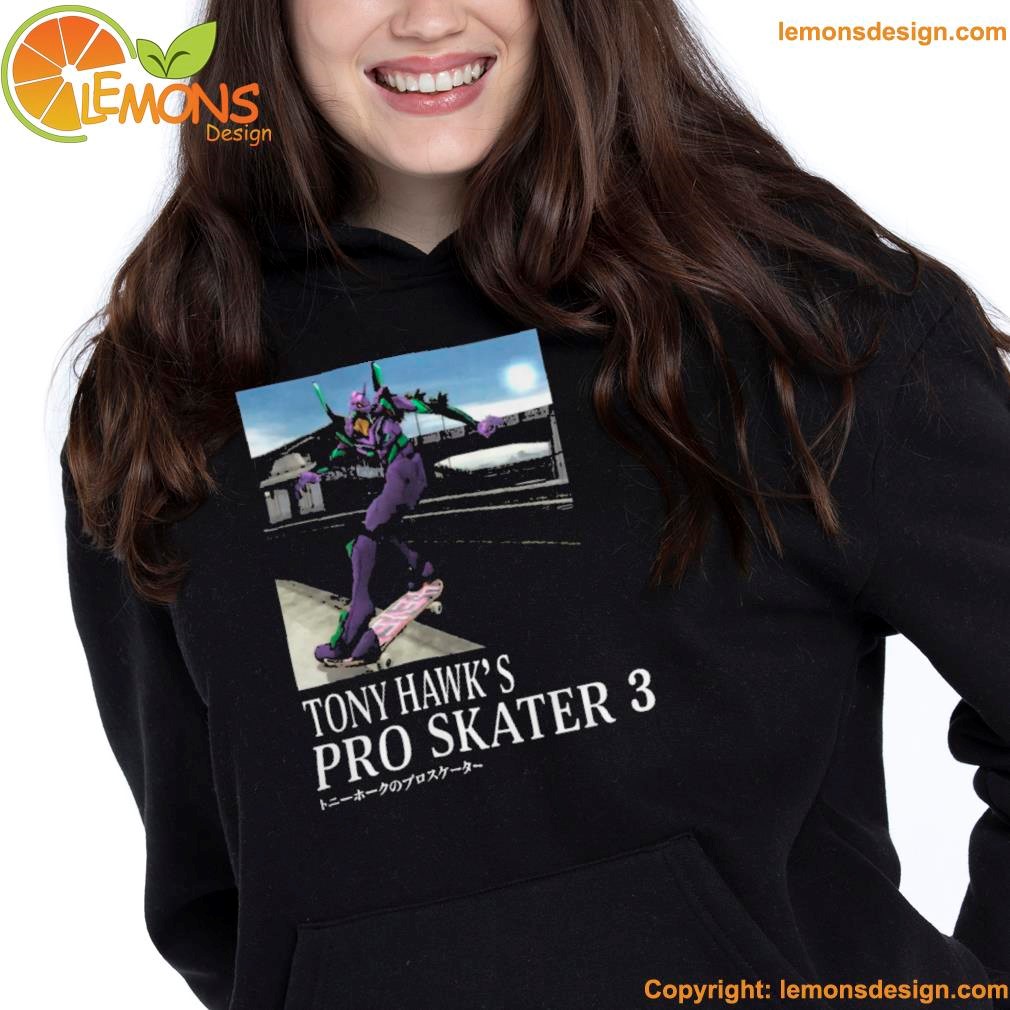Tony hawk's pro skater 3 robot skateboarding shirt