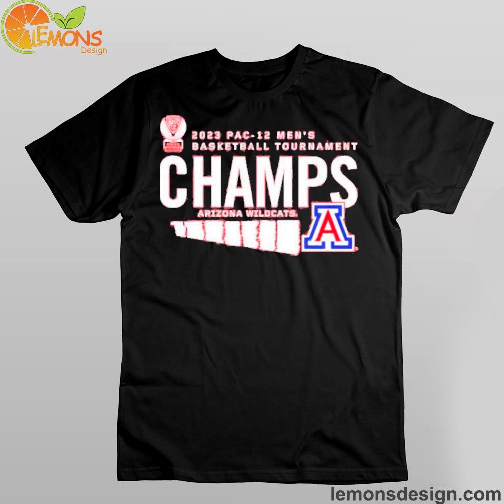 Arizona logo wildcats 2023 pac 12 championships shirt