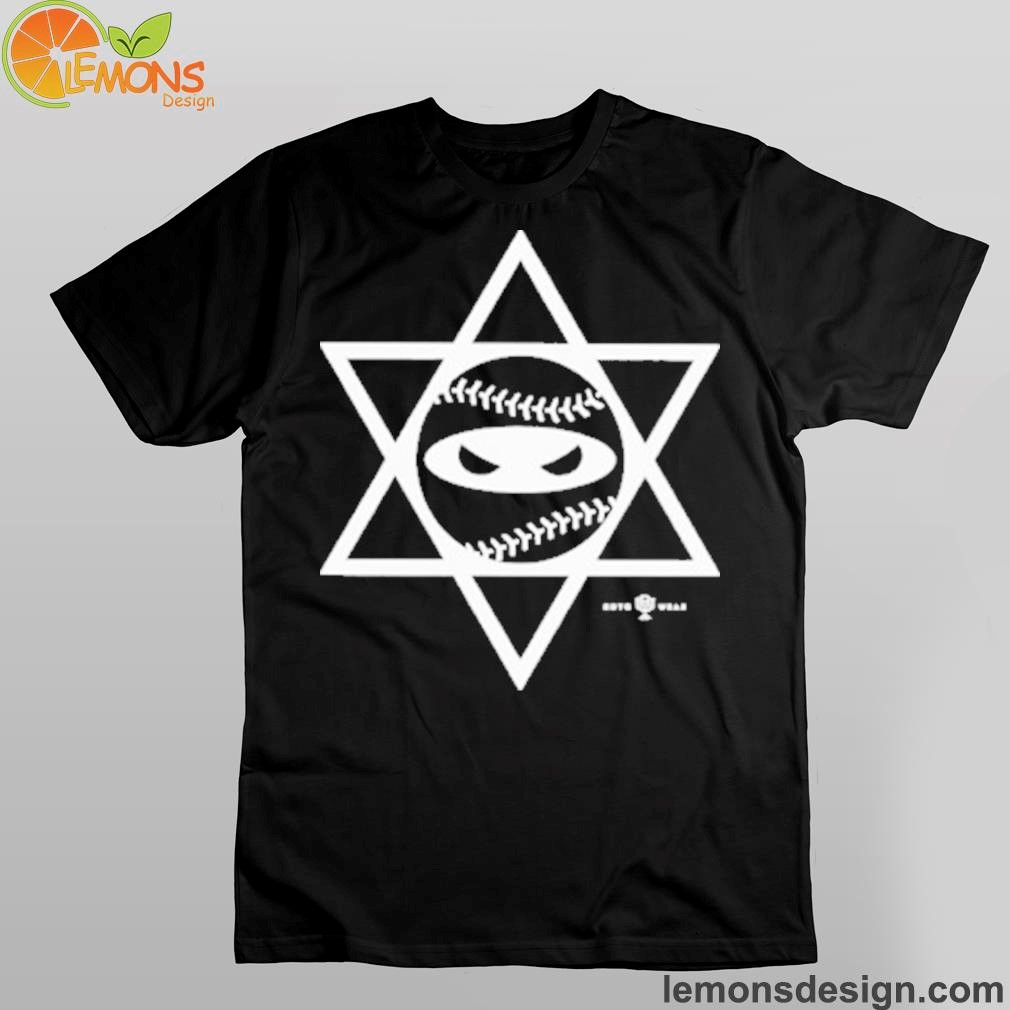 Baseball pitching ninja Israel edition shirt