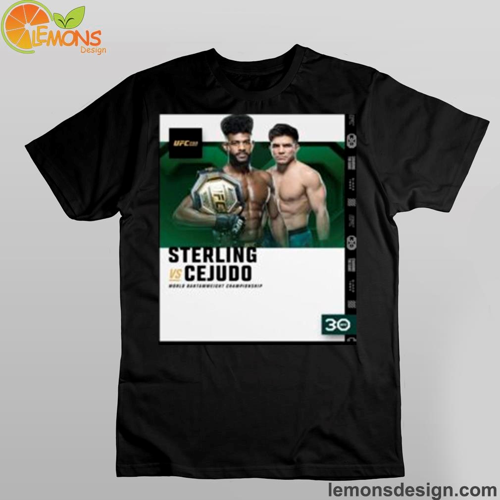 Boxing ufc 288 aljamain sterling vs henry cejudo for world bantamweight championship vintage shirt