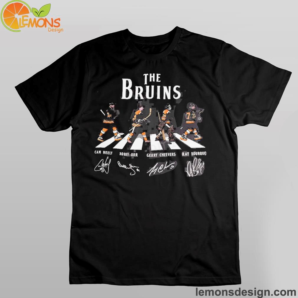Bruins neely orr cheevers bourque The Beatles Boston Bruins shirt