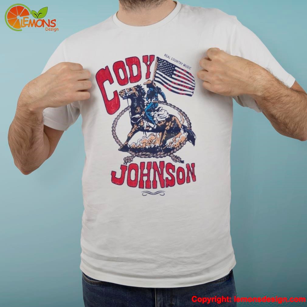 Cowboys cody johnson tackles vices and horse real country music rodeo shirt