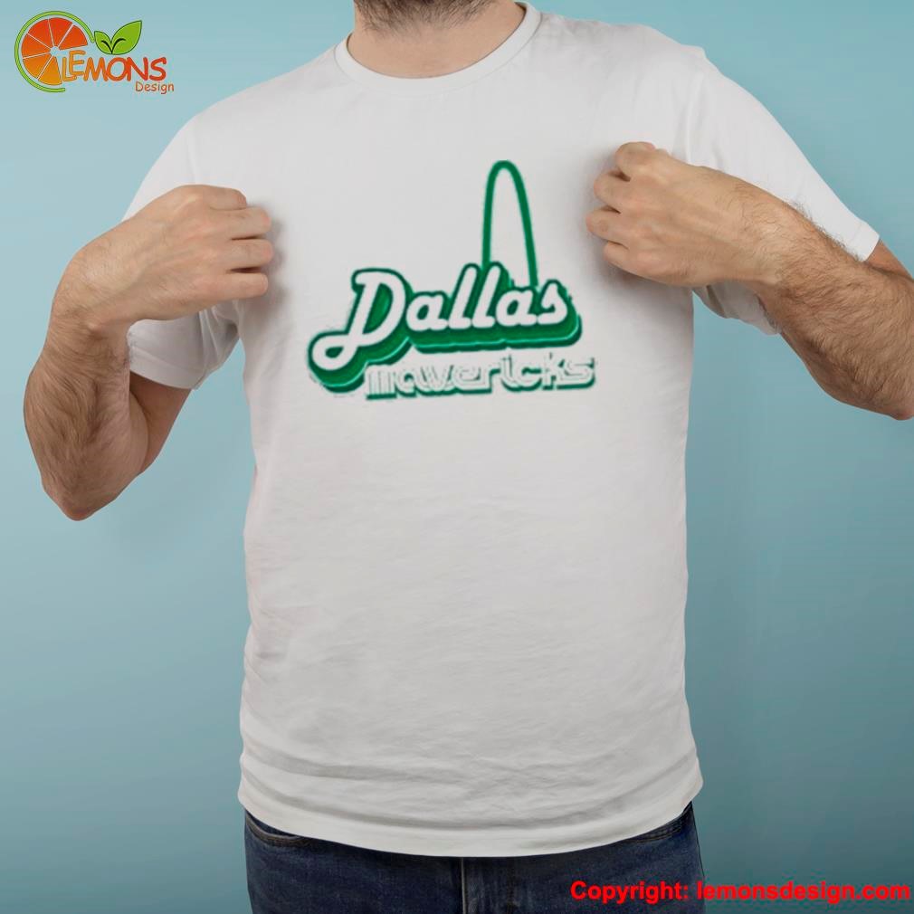 Dallas mavs baseball mitchell and; ness 202223 city edition rush blue logo shirt