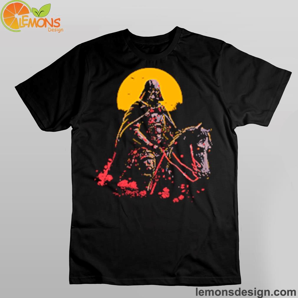 Dark knight riding a black horse the dark samuraI shirt