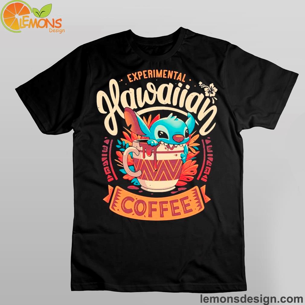Experimental hawaiian coffee shirt