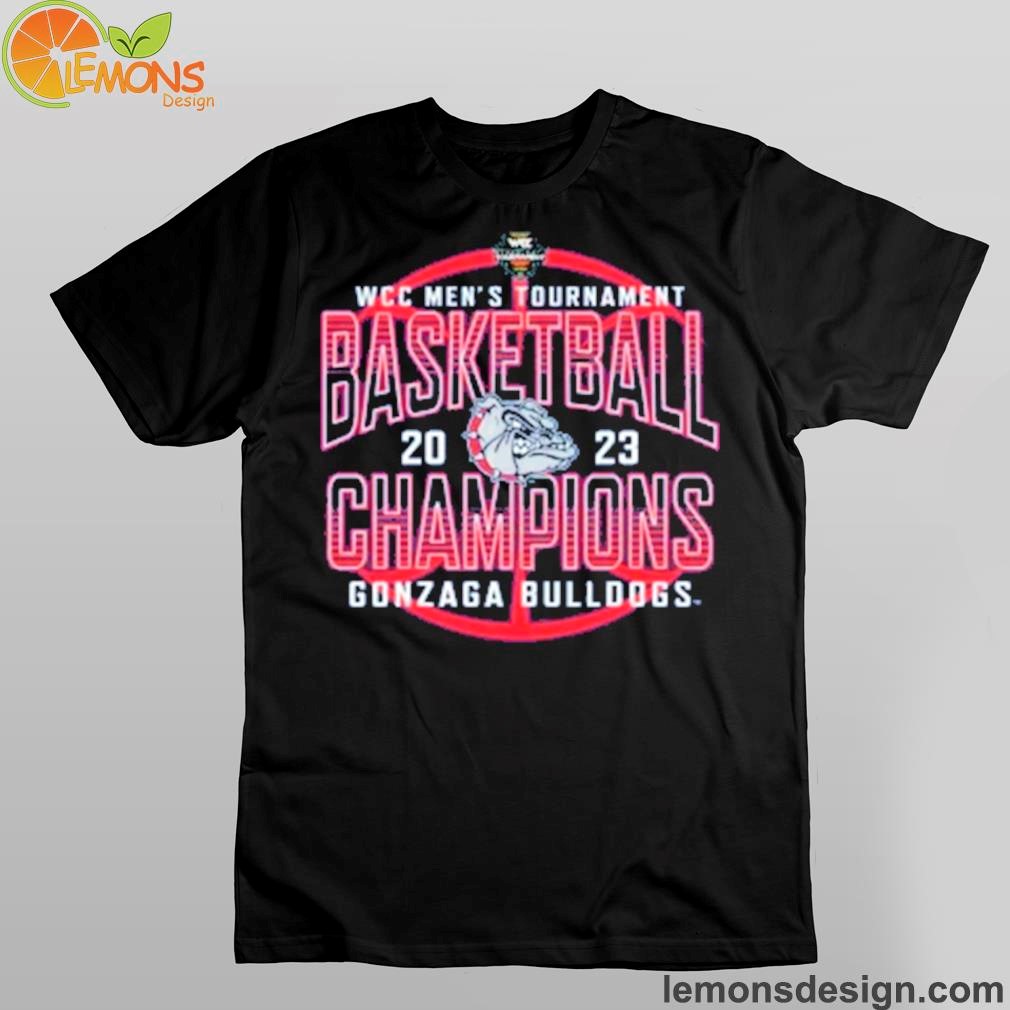Fanatics navy gonzaga Bulldogs 2023 wcc men's basketball conference tournament champions shirt