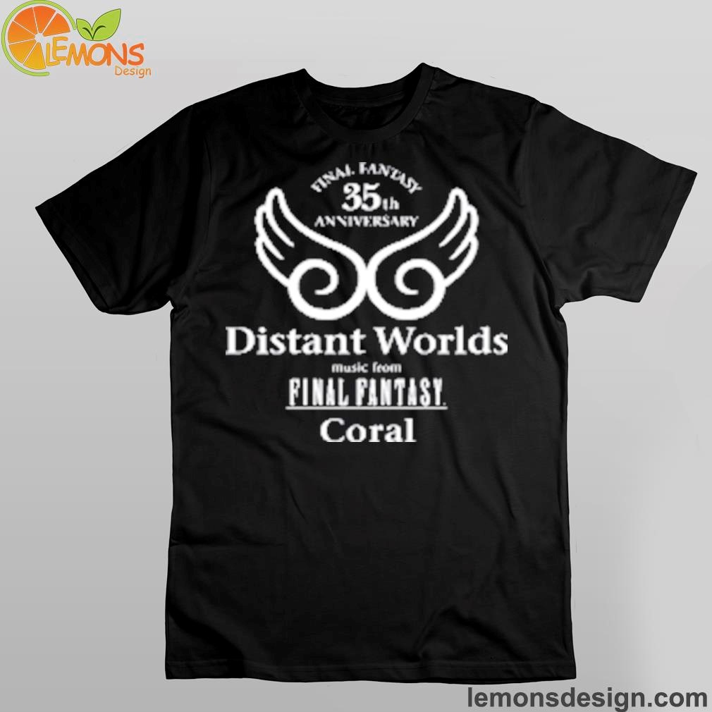 Final fantasy 35th anniversary distant worlds wings shirt