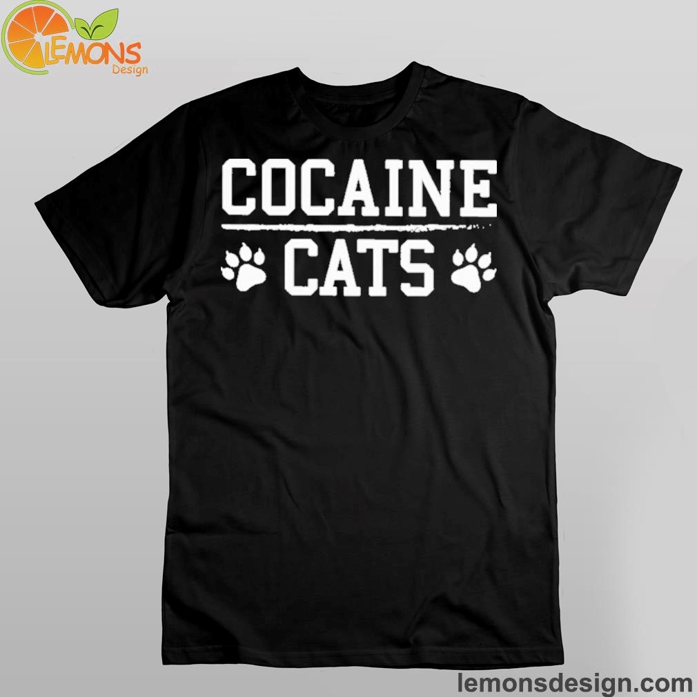 Footprint cocaine cats kyforky merch shirt