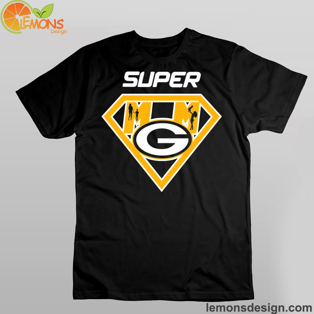 Green Bay Packers logo super mother and son shirt