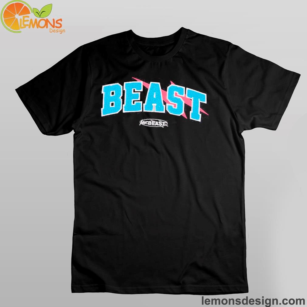 Mr Beast signature and thunder shirt
