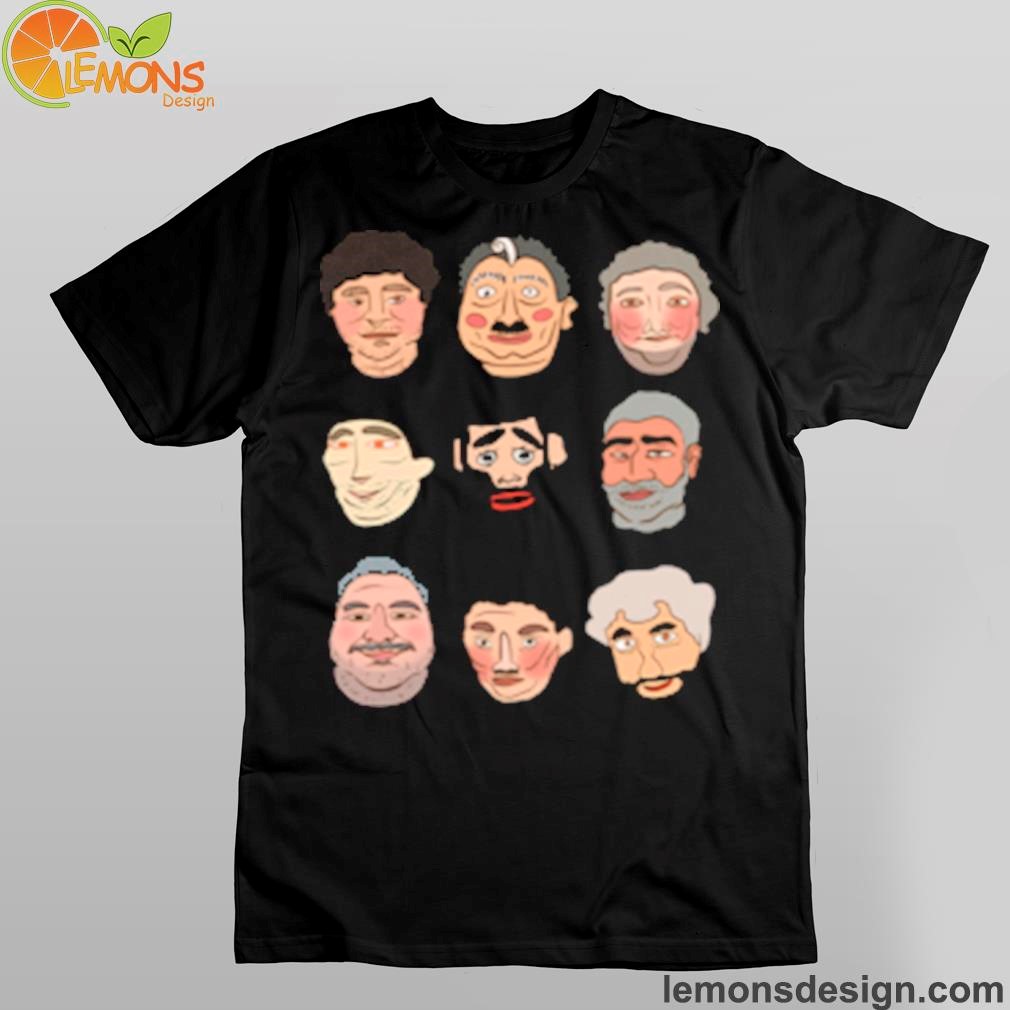 Nine faces h3 podcast faces shirt