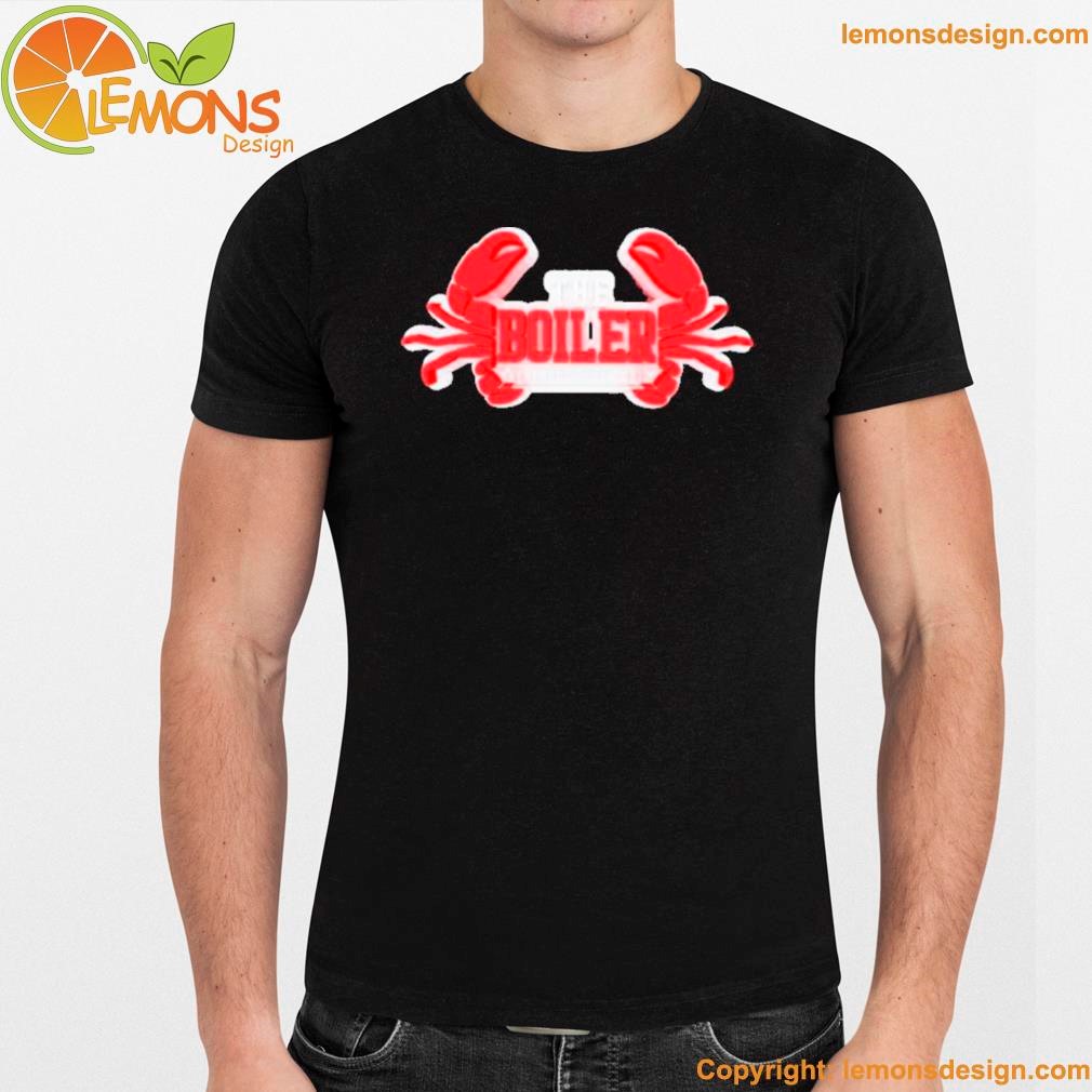 Official crab the boiler seafood and crab boil shirt unisex men mockup tee shirt.jpg