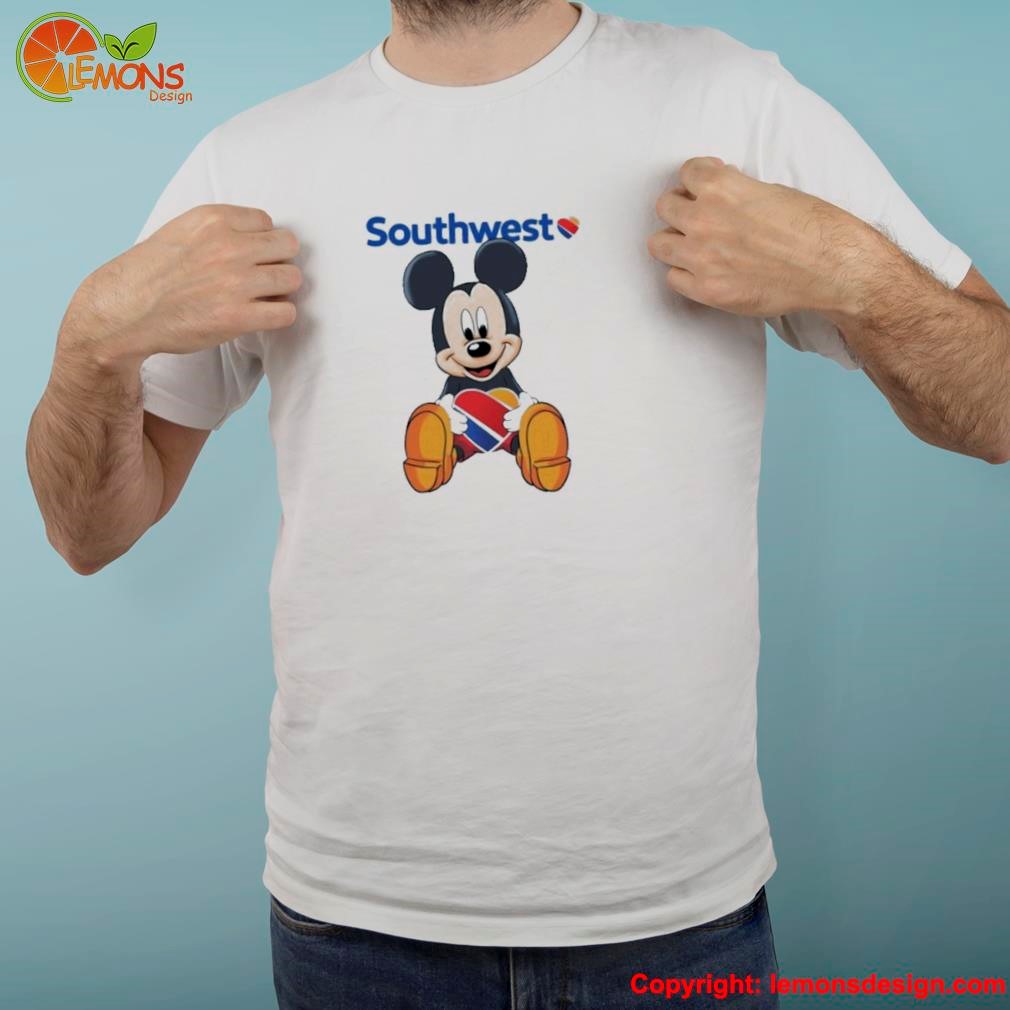 Official mickey southwest heart shirt