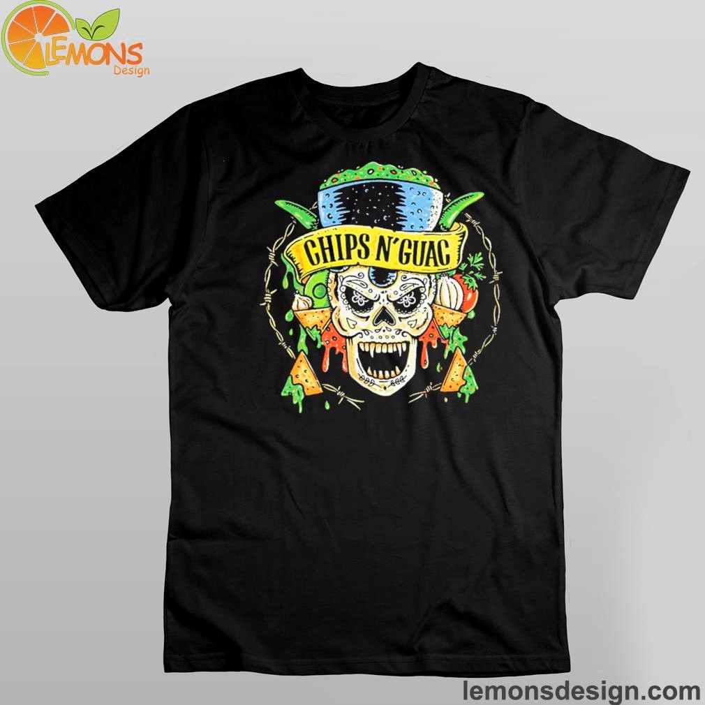 Official skull chips n' guac shirt