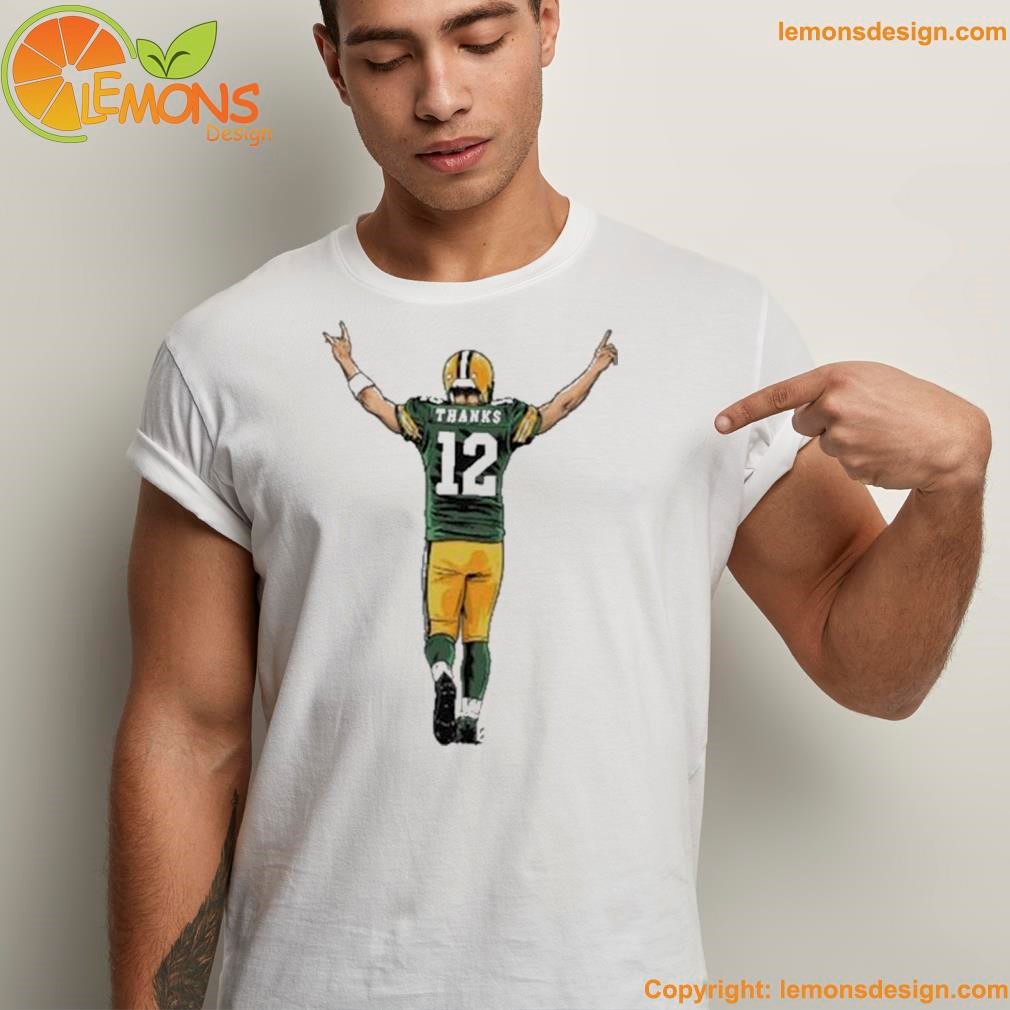 Packers daily cheesehead TV merch arron nagler thanks 12 shirt unisex men tee shirt.jpg