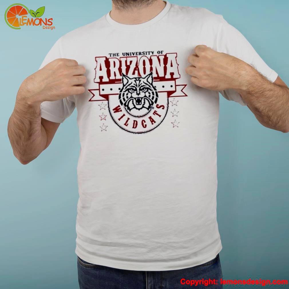 Plainfield central logo the university of Arizona wildcats logo vintage shirt