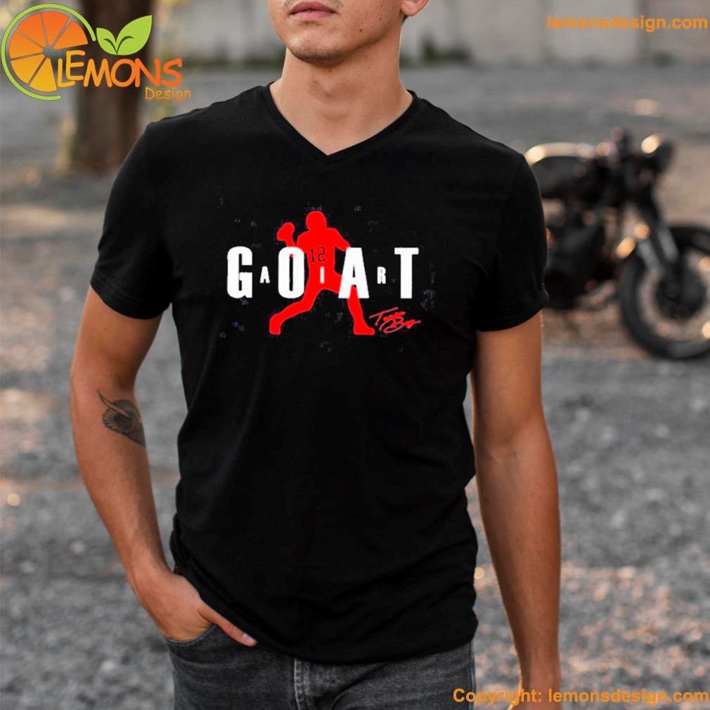 Player number 12 and rugby goat air rob gronkowskI and signature American Football shirt v-neck tee shirt.jpg