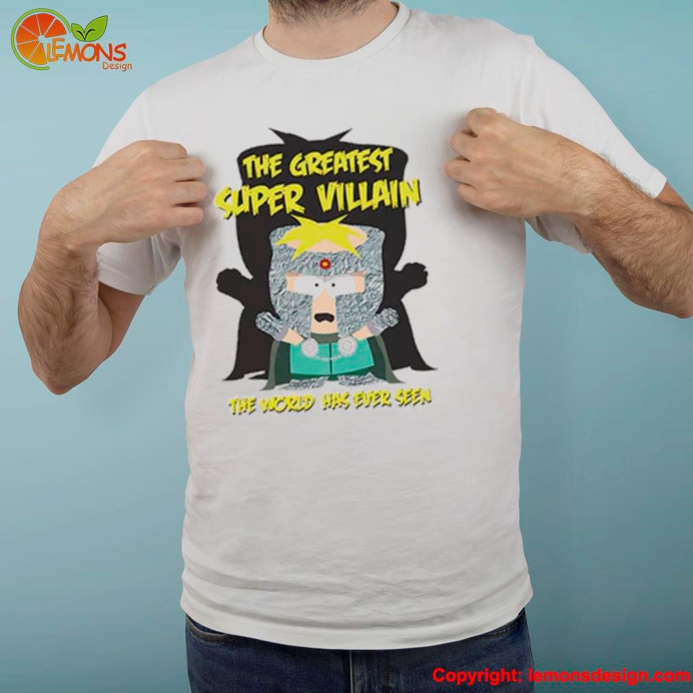 South park professor chaos the greatest super villain adult short sleeve shirt