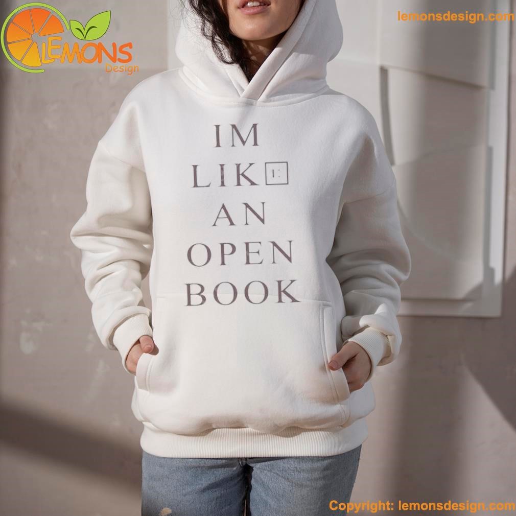 Square is present i m like an open book shirt hoodie.jpg