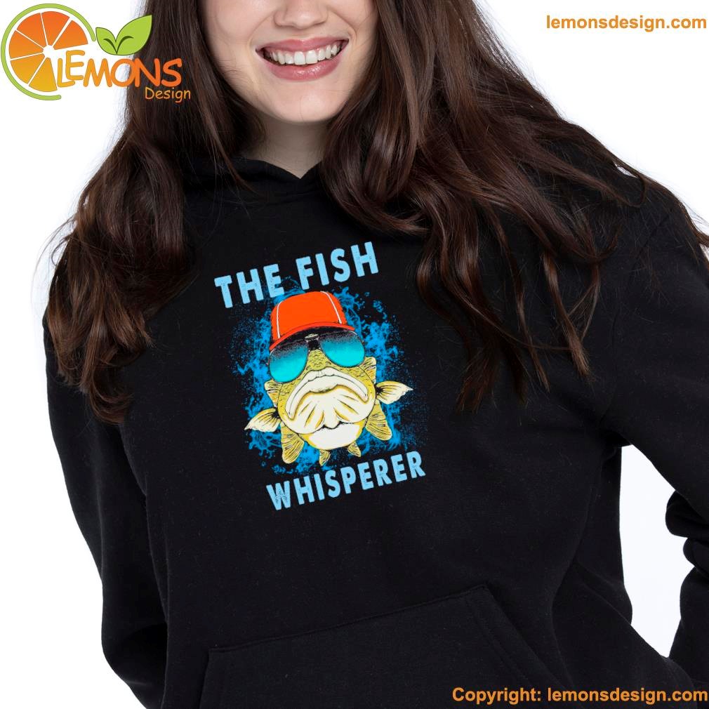 The fish whisperer fish wear glasses and wear latex shirt hoodie.jpg