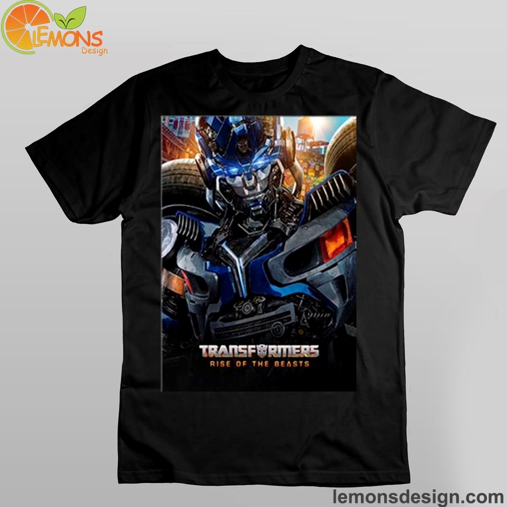 War robot optimus mirage in transformers rise of the beasts art decor poster canvas shirt