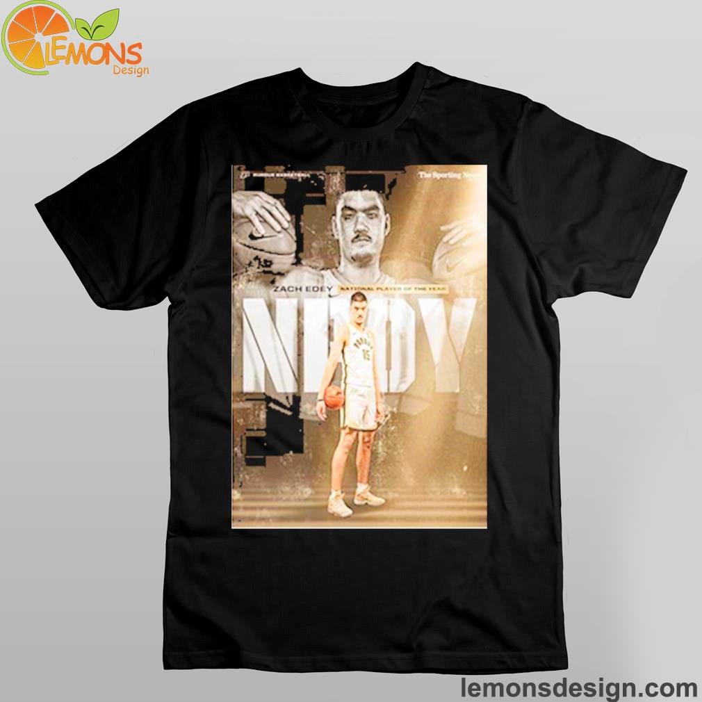 number 15 Zach edey is national player of the year of purdue basketball vintage shirt