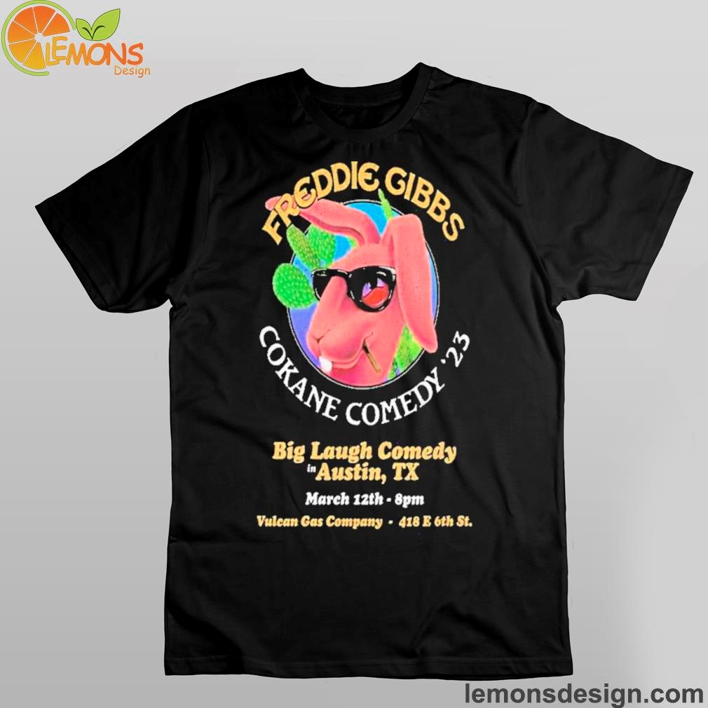 pink rabbit Freddie gibbs cocaine comedy ' 23 shirt