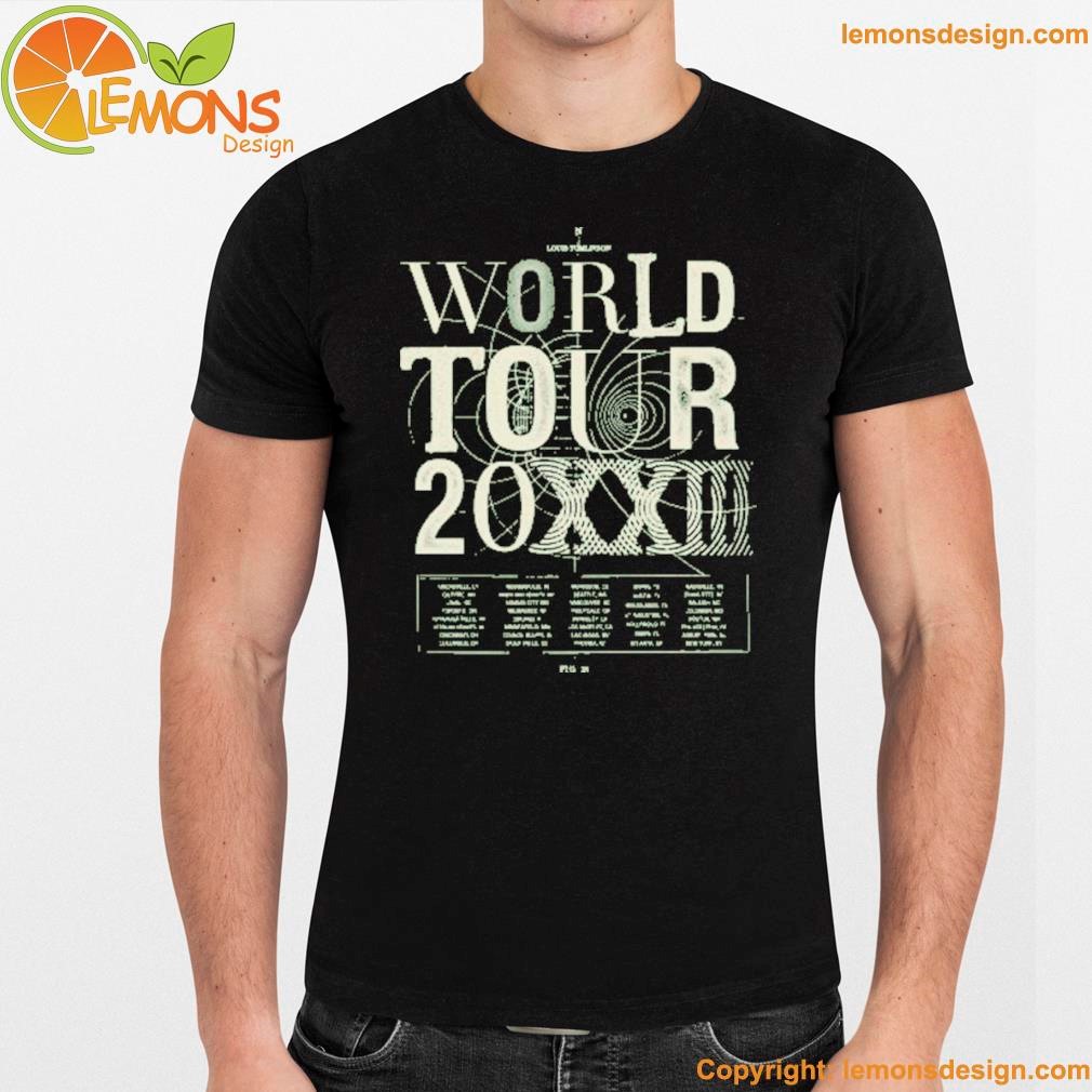 Louis tomlinson merch faith in the future world tour green shirt