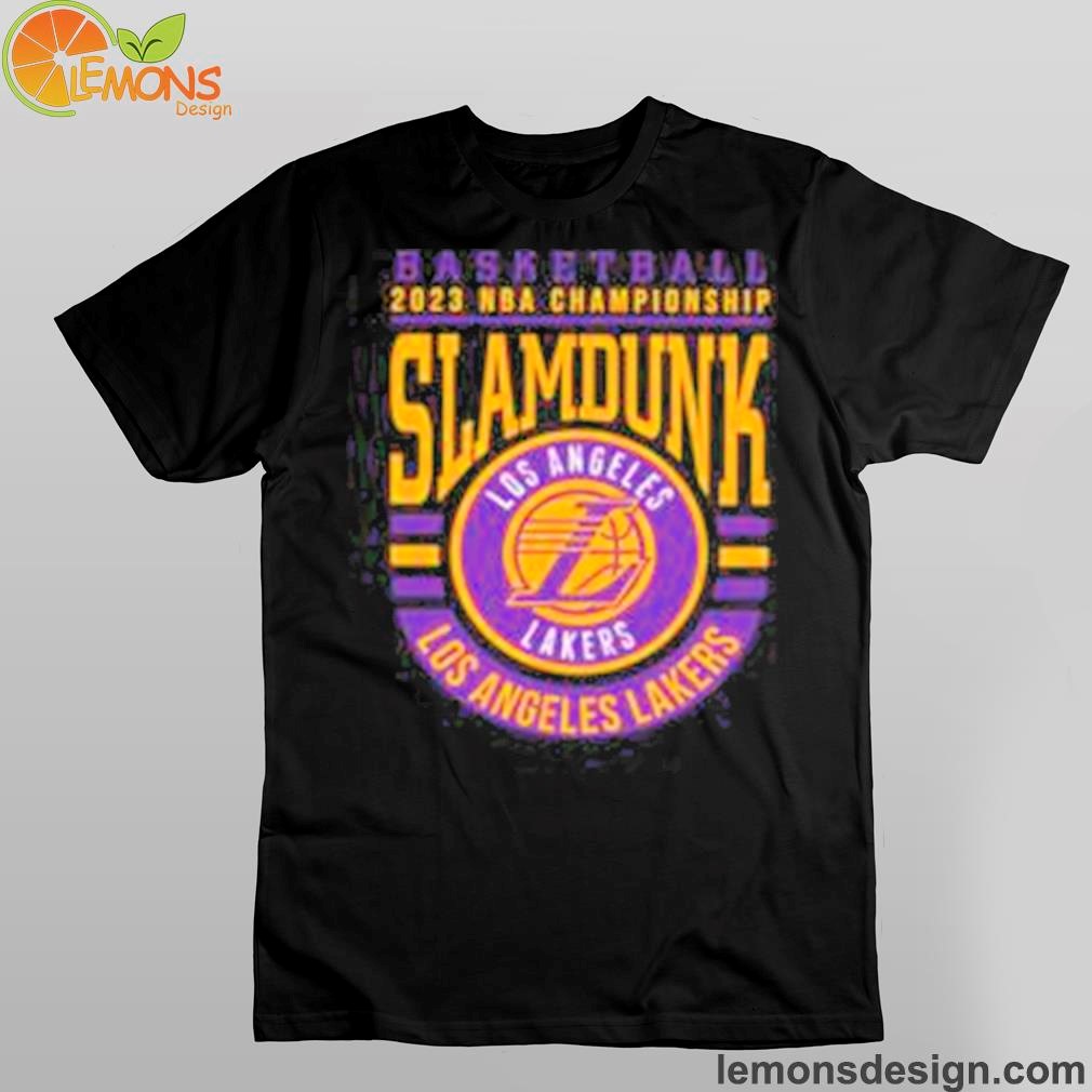 Logo 2023 championship slamdunk los angeles Lakers basketball logo