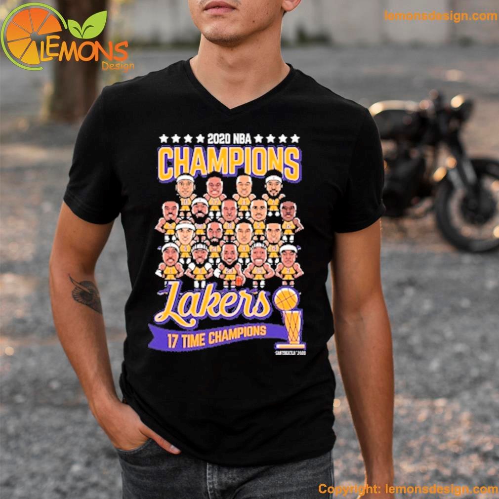 The NBA finals champions Lakers 17 time champions shirt, hoodie