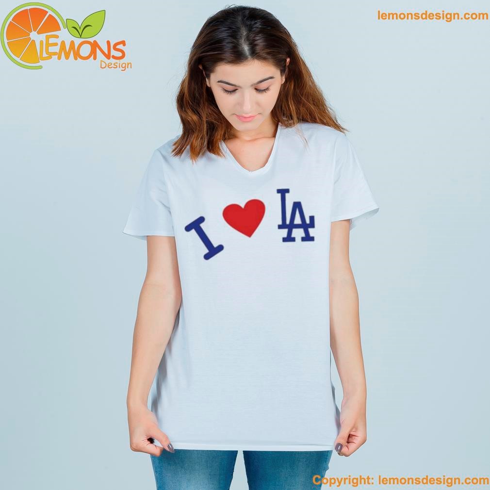 LA Girls Baseball LA Dodgers LA Lover Los Angeles T-shirt 