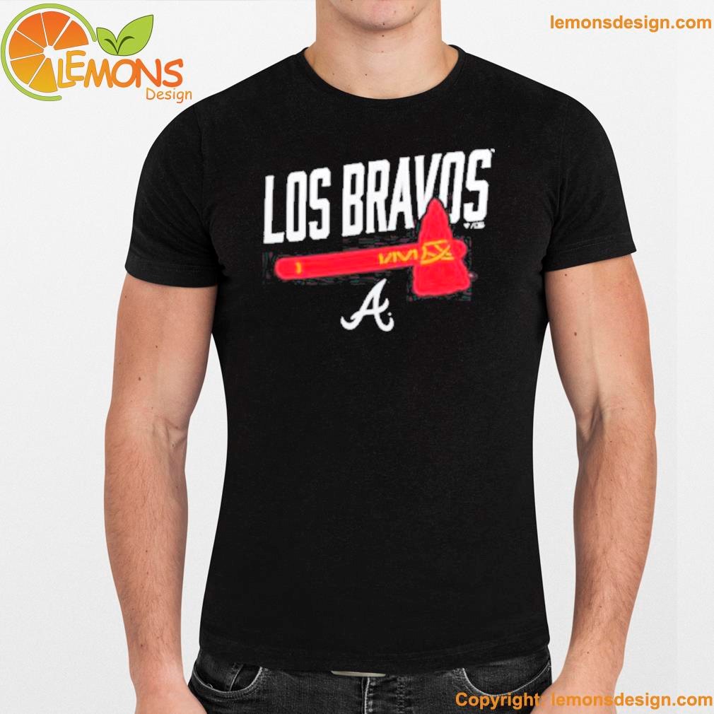 Original Atlanta Braves Hometown Los Bravos T Shirt Navy, hoodie, sweater,  long sleeve and tank top