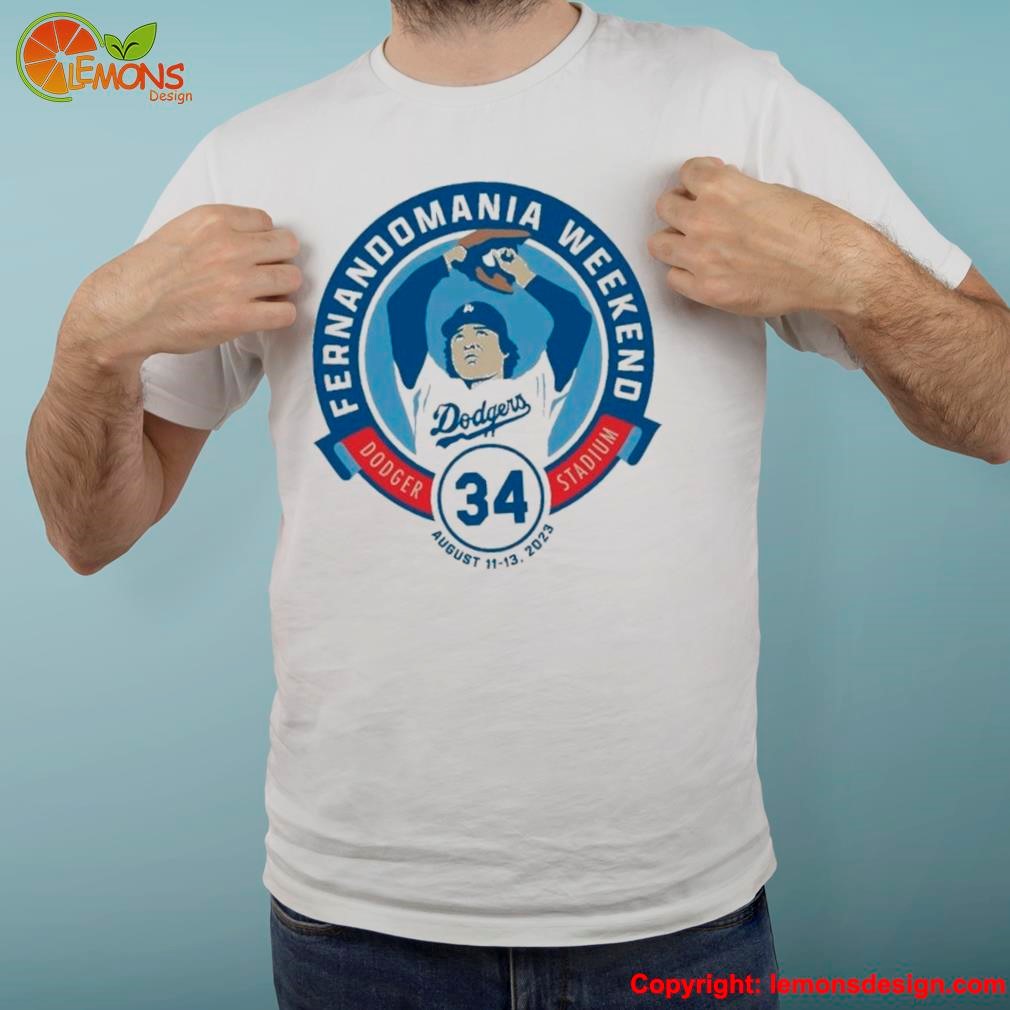 Number 34 Fernandomania Weekend Dodger Stadium 2023 t-shirt
