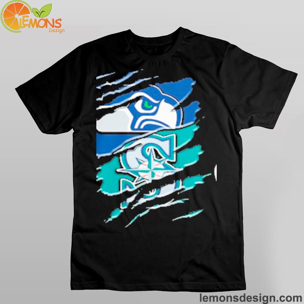 Official Seattle Seahawks And Seattle Mariners Football Shirt