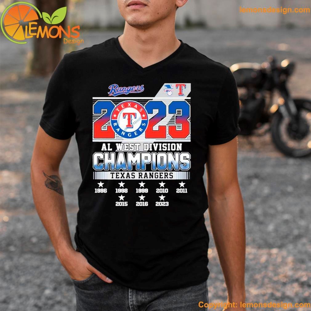 Texas Rangers Red 2023 AL West Division Champions T-Shirt, hoodie, sweater,  long sleeve and tank top