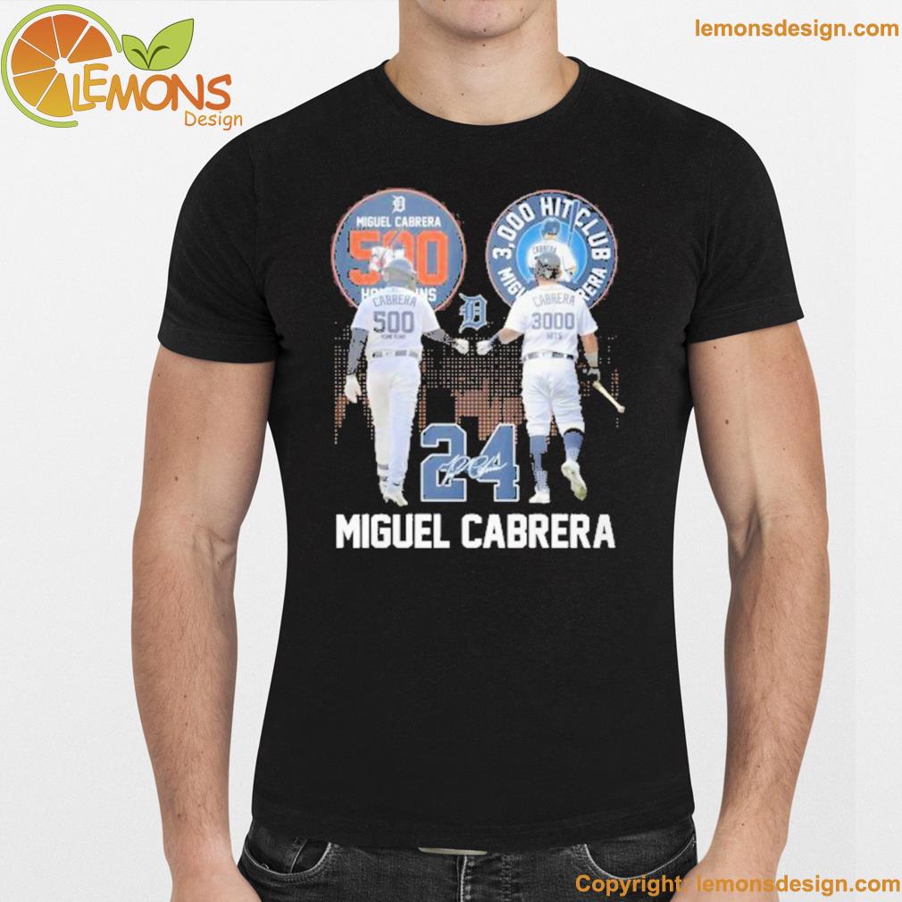 Miguel Cabrera 500 Hitclub Miguel Cabrera Signature Shirt