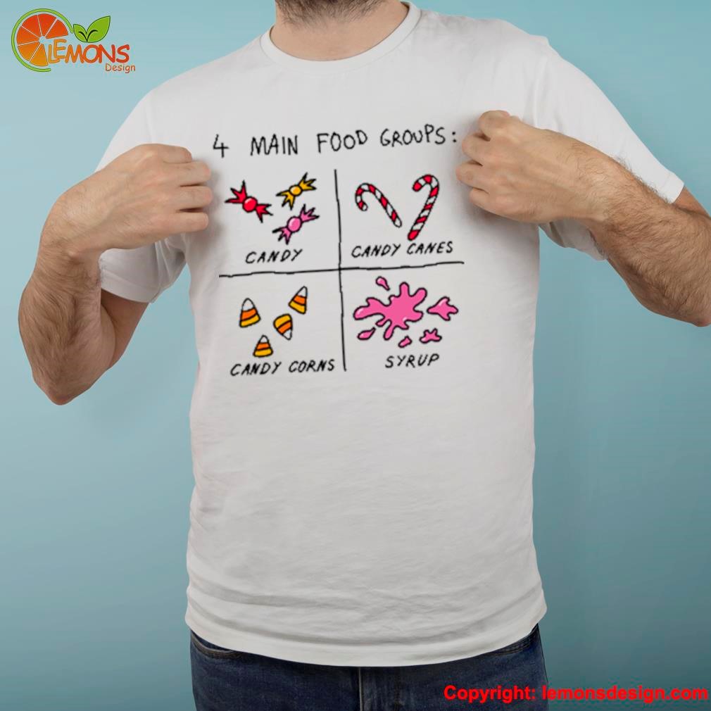 4 Main Food groups jumper shirt