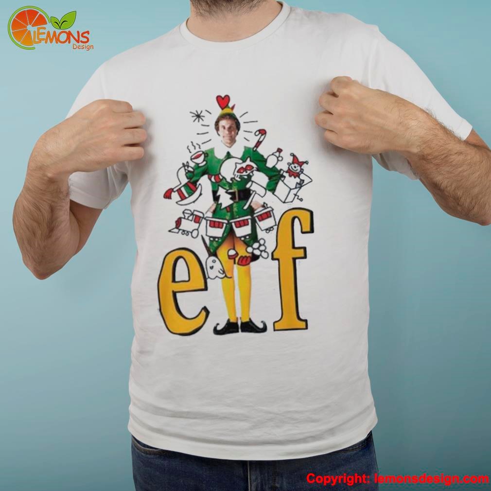 Elf Sketch Christmas Shirt