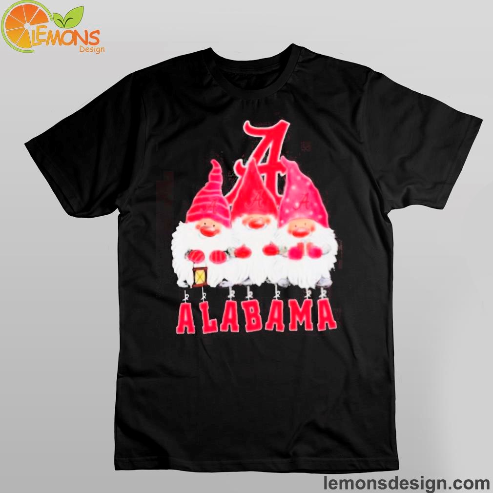 Gnomies Alabama Crimson Tide Christmas shirt