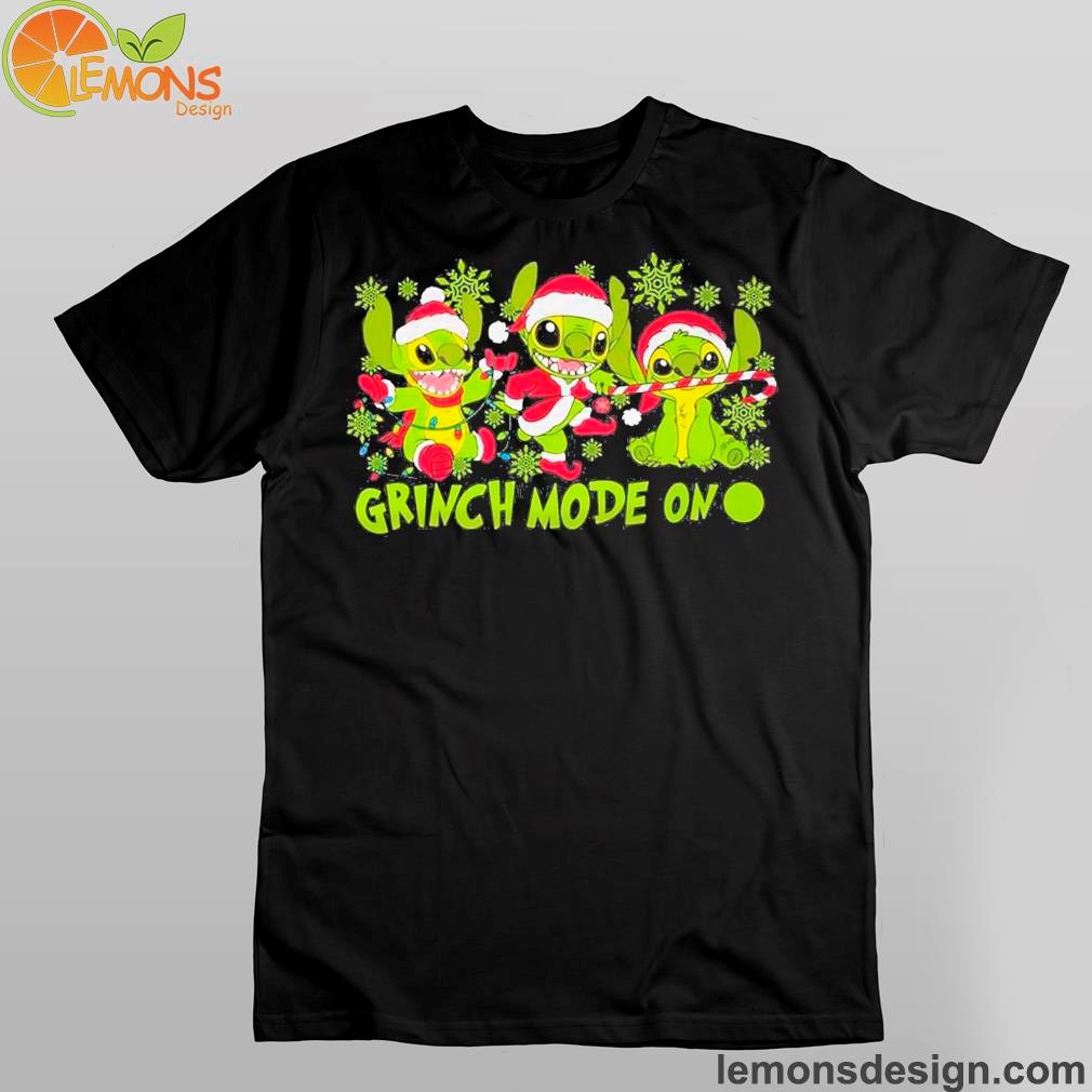 Grinch Mode On Unisex Christmas Shirt
