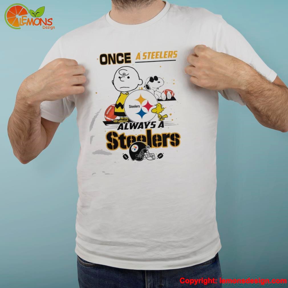 Peanuts Characters Once A Steeler Always A Steeler Nfl Shirt