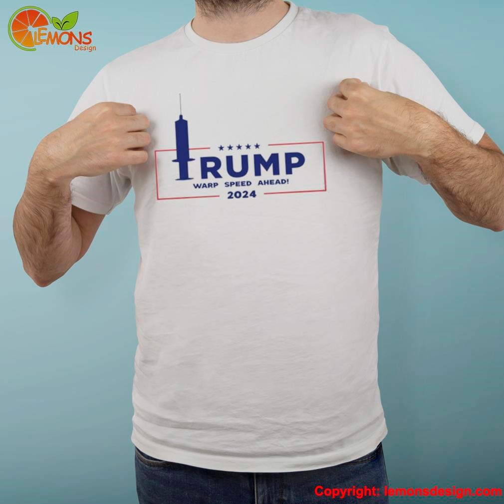 Right Wing Dad Trump Warp Speed Ahead 2024 Shirt