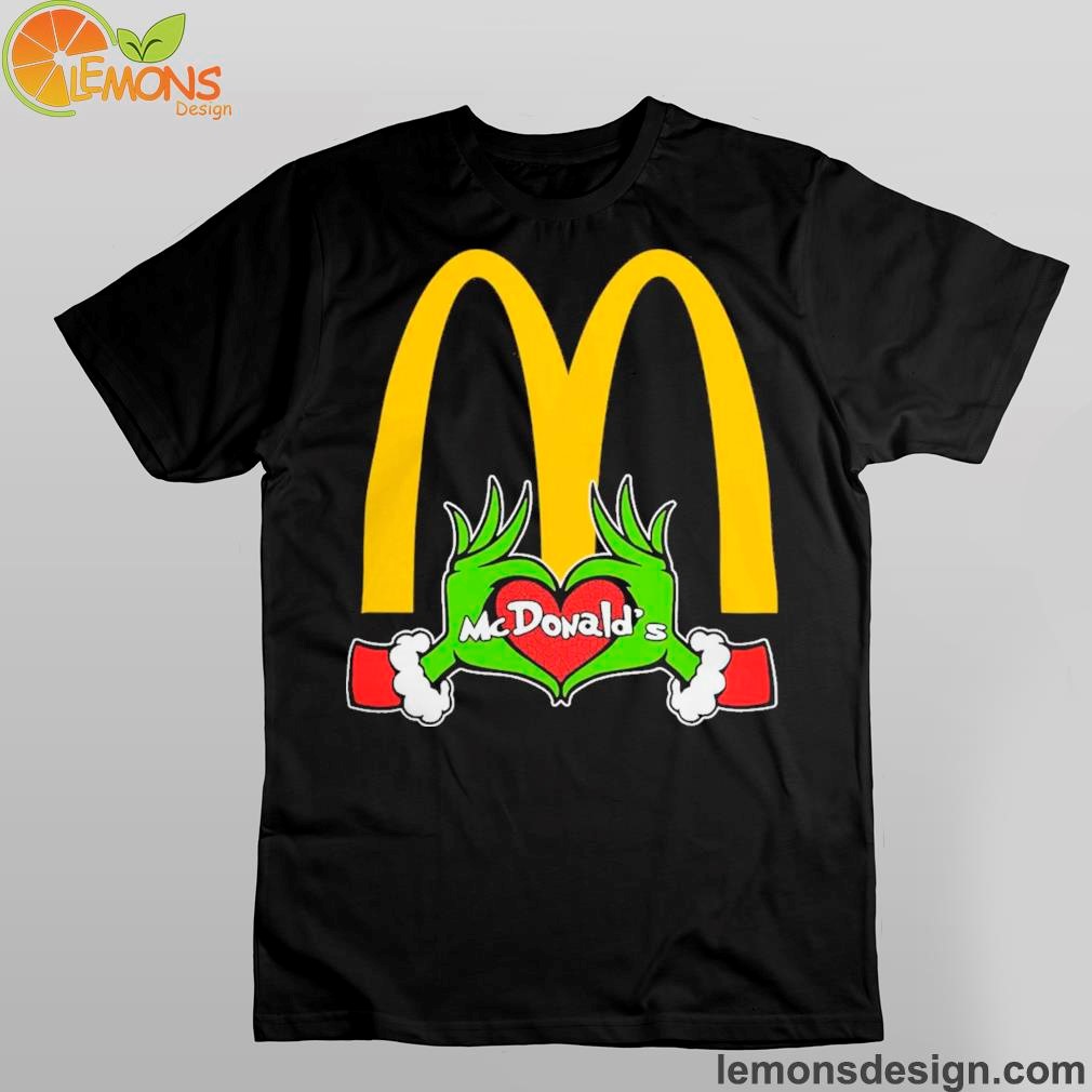 The Grinch Hand Love McDonald’s 2023 Christmas Shirt