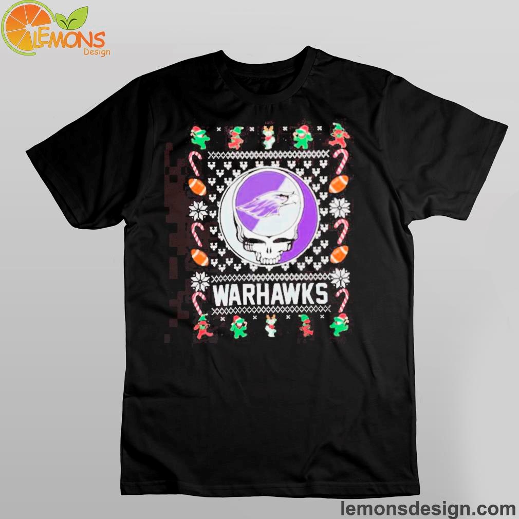 Wisconsin whitewater warhawks x grateful dead Christmas ugly official And Skull Shirt